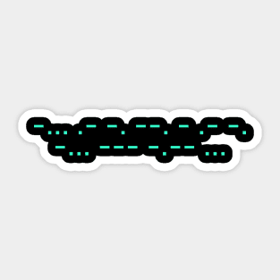 Bangtan Boys Morse Code Sticker